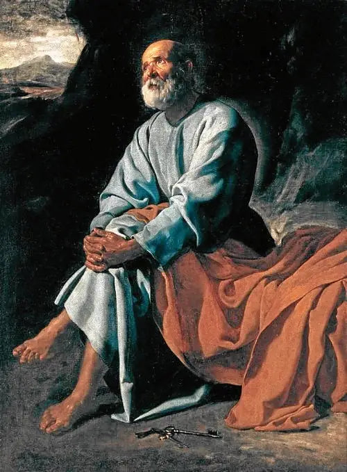 Les larmes de Saint Pierre - Diego Velázquez image 1 reproduction réalisée par Alpha Reproduction