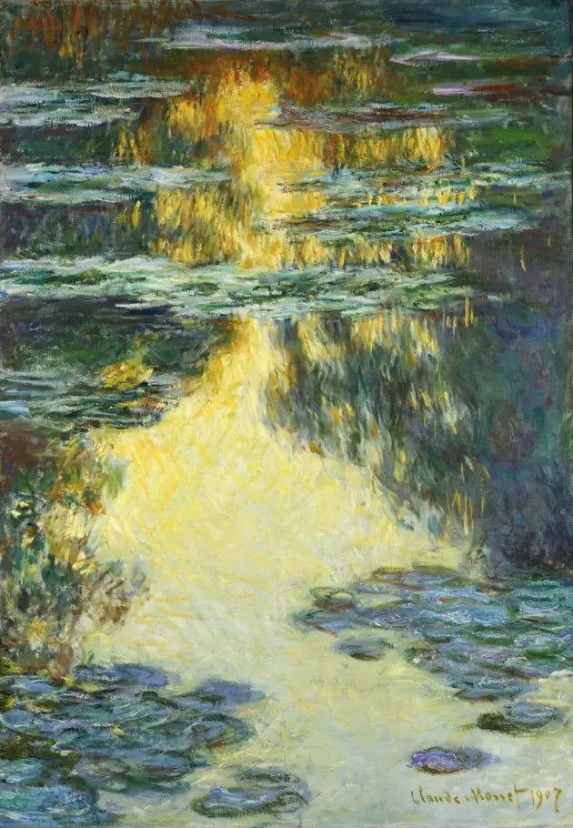Les lilies d'eau - Claude Monet image 1 reproduction artisanale de tableau