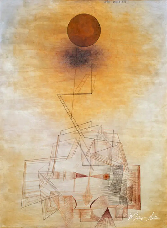 les limites de la raison - Paul Klee - Reproductions de tableaux et peintures haut de gamme