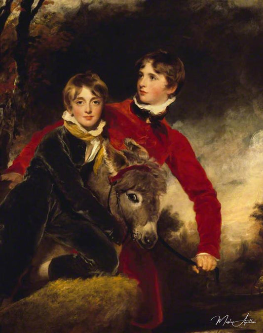 Les Maîtres Pattison. William Henry Ebenezer Pattison, et son frère Jacob Howell Pattison - Thomas Lawrence - Reproductions de tableaux et peintures haut de gamme