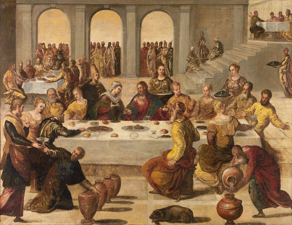 Les Noces de Cana - Jacopo Tintoretto image 1 copie de tableau peinte à la main