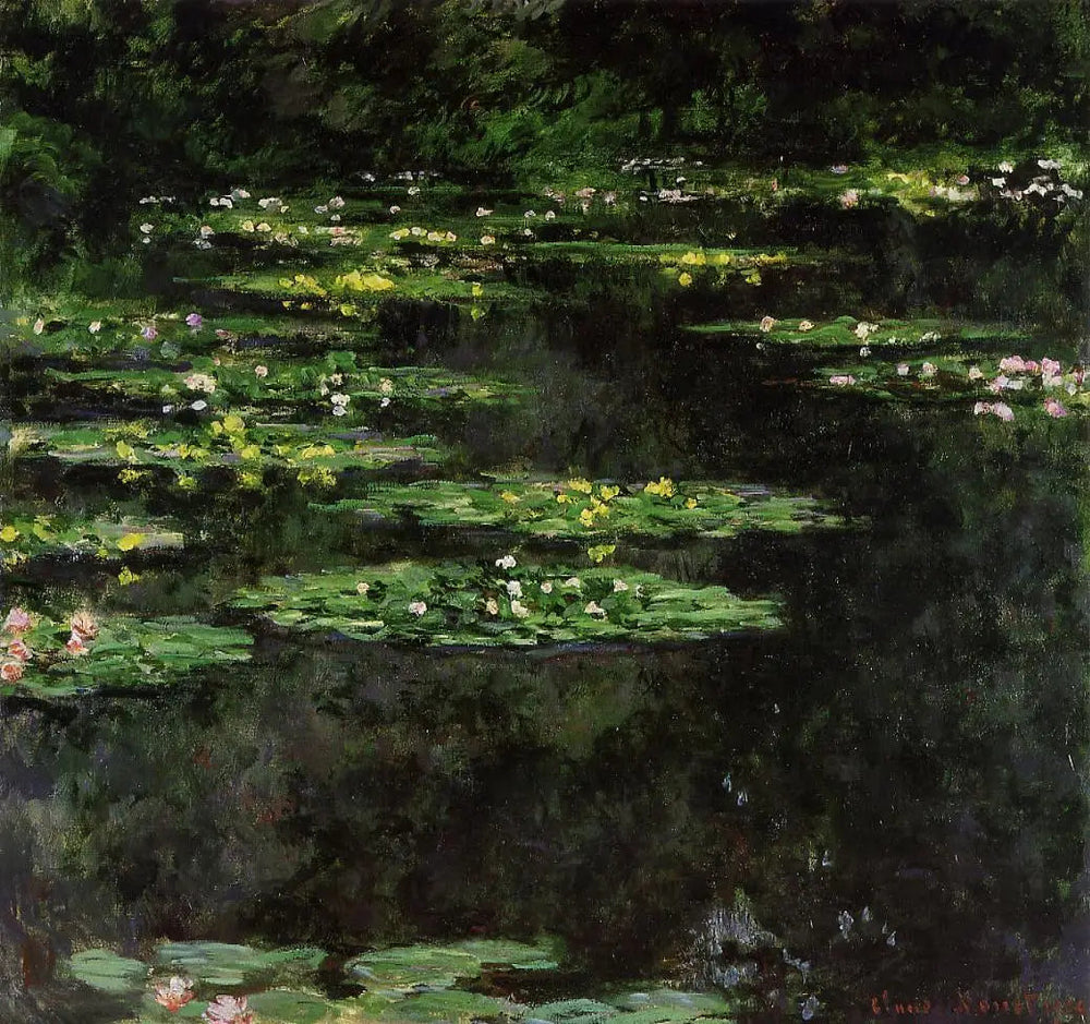 Les Nymphéas - Claude Monet image 1 copie peinte à la main à l’huile