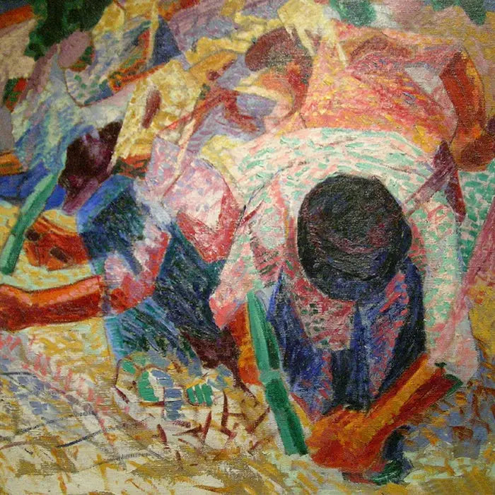 路面の石畳 - ウンベルト・ボッチョーニ

Source:
Les pavés de rue - Umberto Boccioni