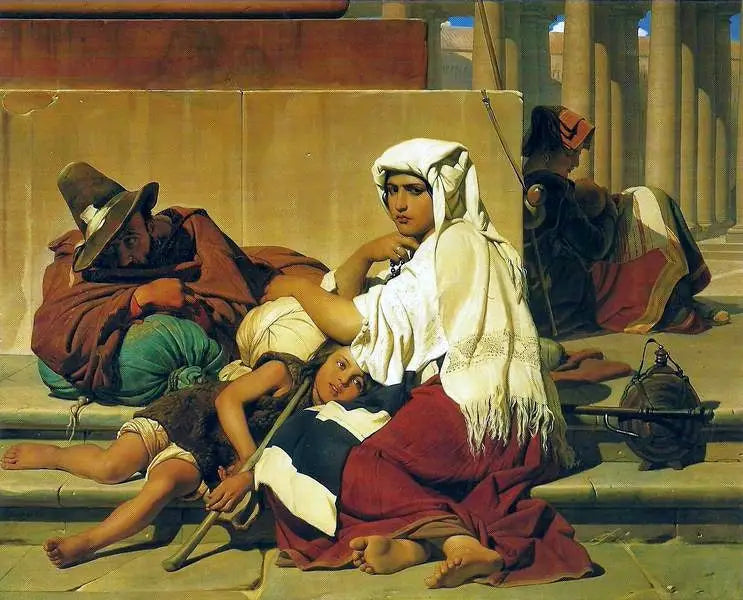 ローマの巡礼者 - ポール・デラロッシュ

Source:
Les pèlerins à Rome - Paul Delaroche