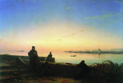 Les Pères Mekhitaristes sur l’île de Lazare Venise - Ivan Aïvazovski - Alpha Reproduction