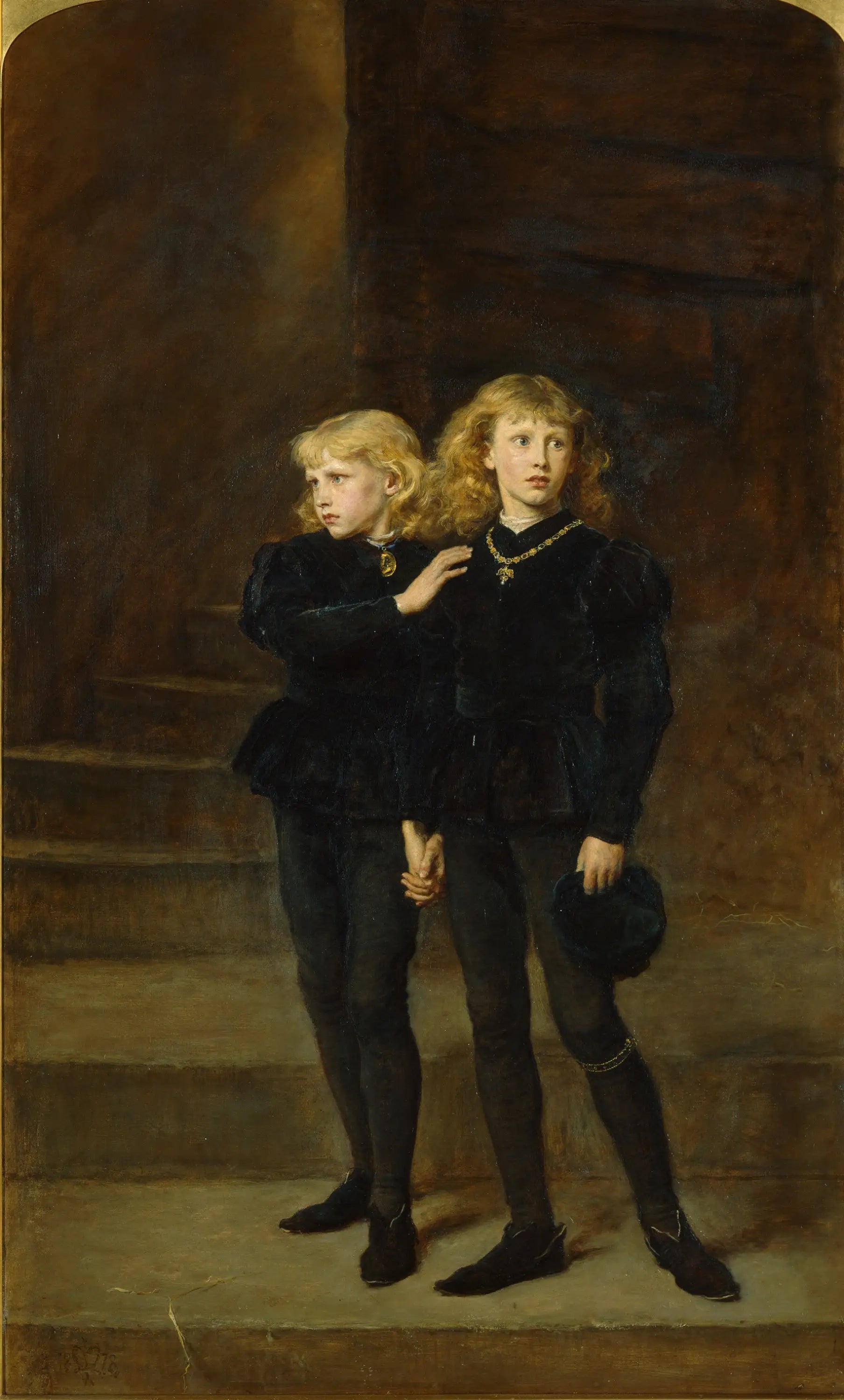 Les Princes dans la Tour - John Everett Millais image 2 copie de tableau peinte à la main
