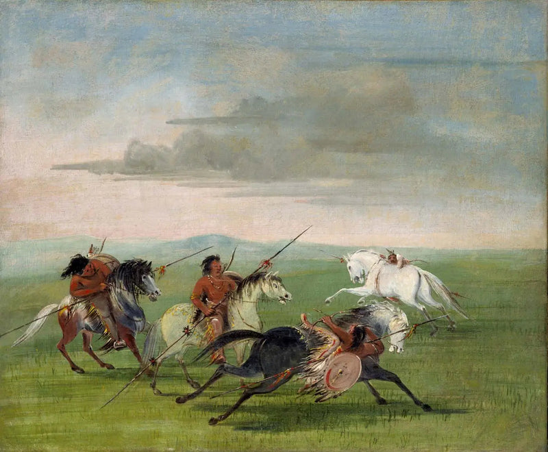 ジョージ・キャトリンによるコマンチ族の馬術の偉業

Source:
Les prouesses équestres des Comanches - George Catlin