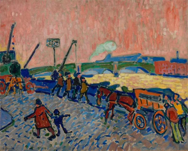 テムズ川の埠頭 - アンドレ・ドラン

Source:
Les Quais de la Tamise - André Derain