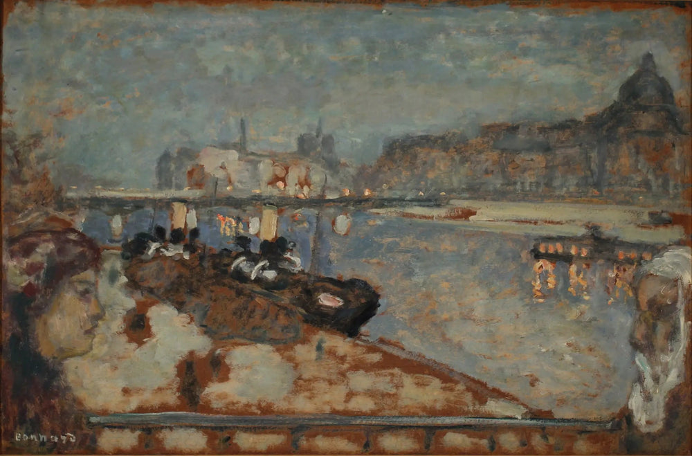 Les quais de Paris - Pierre Bonnard image 1 tableau peint à l’huile sur toile