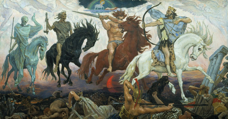 黙示録の四騎士 - ヴィクトル・ヴァスネツォフ

Source:
Les Quatre Cavaliers de l'Apocalypse - Viktor Vasnetsov