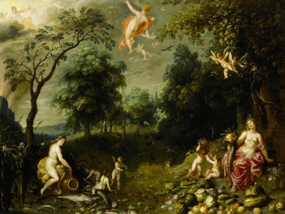 Les quatre éléments - Jan Brueghel le Jeune image 1 tableau peint à l’huile sur toile