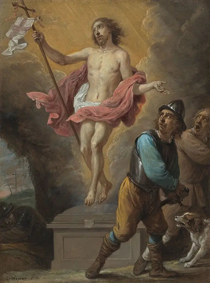 ロザリオの十五の秘密：キリストの復活 - デイヴィッド・テニエール・ル・ジュヌ

Source:
Les quinze secrets du rosaire : la résurrection du Christ - David Teniers le Jeune