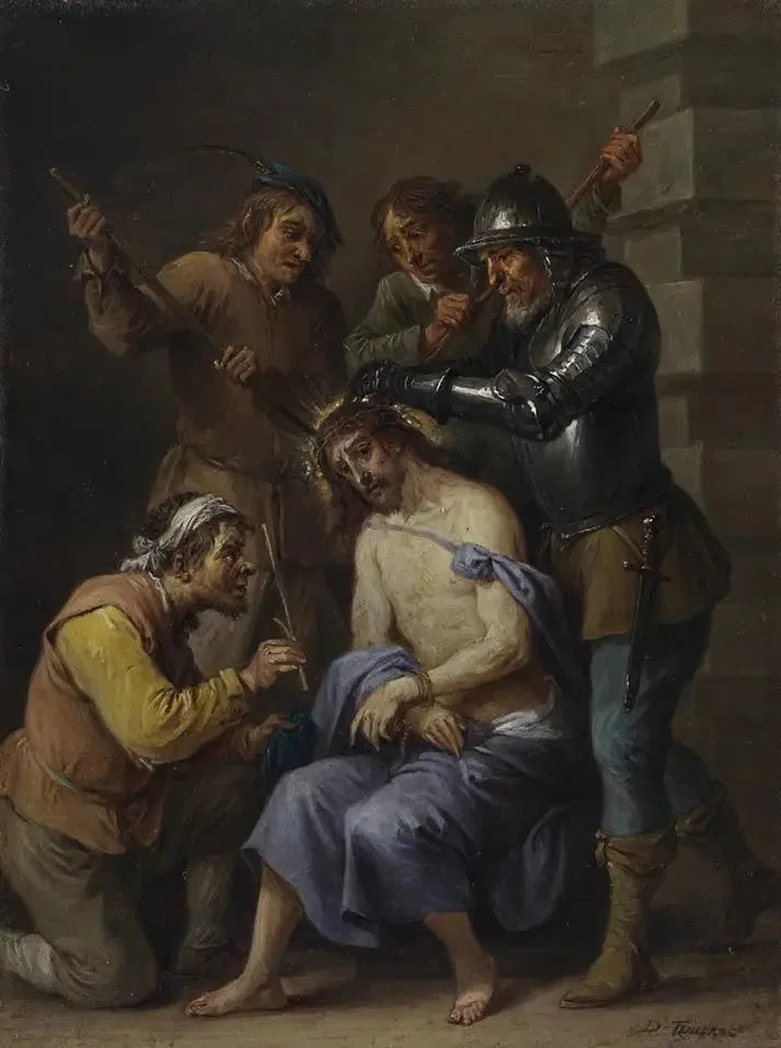 祈祷の15の秘密：キリストの茨の冠 - デイヴィッド・テニエール・ル・ジュヌ

Source:
Les quinze secrets du rosaire : le couronnement d'épines du Christ - David Teniers le Jeune