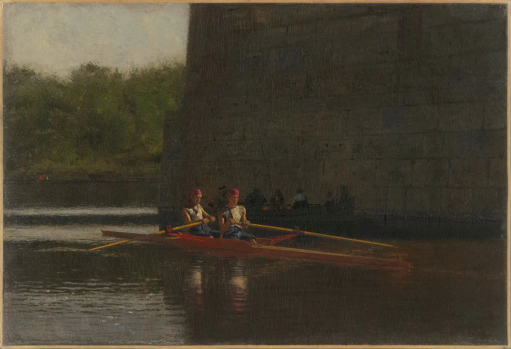 Les rameurs (Les frères Schreiber) - Thomas Eakins image 1 copie de tableau peinte à la main