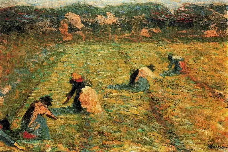 稲の収穫者 - ウンベルト・ボッチョーニ

Source:
Les récolteuses de riz - Umberto Boccioni