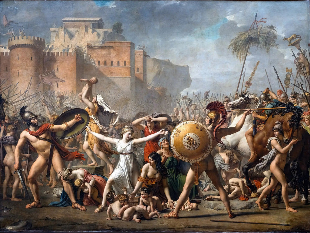 Les Sabines - Jacques-Louis David image 1 reproduction de peinture à l’huile