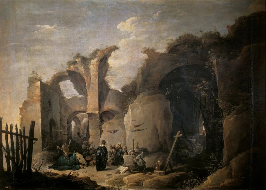 サン・アントワーヌの誘惑者 修道士 - デイヴィッド・テニエール・ル・ジュヌ

Source:
Les Tentations de Saint Antoine Abbé - David Teniers le Jeune
