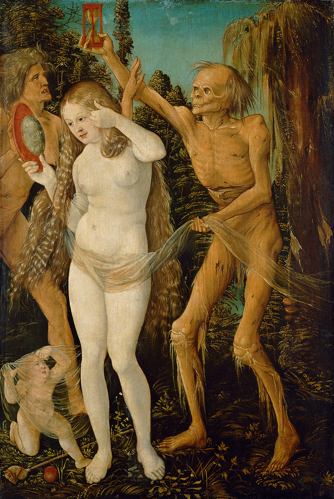 Les Trois Âges de la Vie et de la Mort - Hans Baldung Grien - Alpha Reproduction