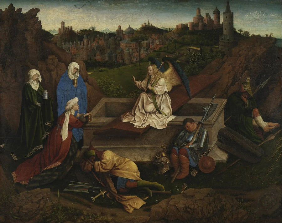 三人のマリアと墓 - ヤン・ヴァン・アイーク

Source:
Les Trois Maries au Sépulcre - Jan van Eyck