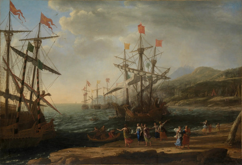 トロイエンヌ人は彼らの艦隊に火をつける - クロード・ロラン

Source:
Les Troyennes incendient leur flotte - Claude Lorrain