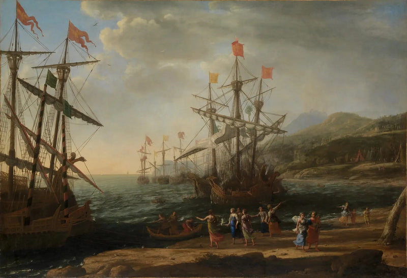 トロイエンヌ人は彼らの艦隊に火をつける - クロード・ロラン

Source:
Les Troyennes incendient leur flotte - Claude Lorrain