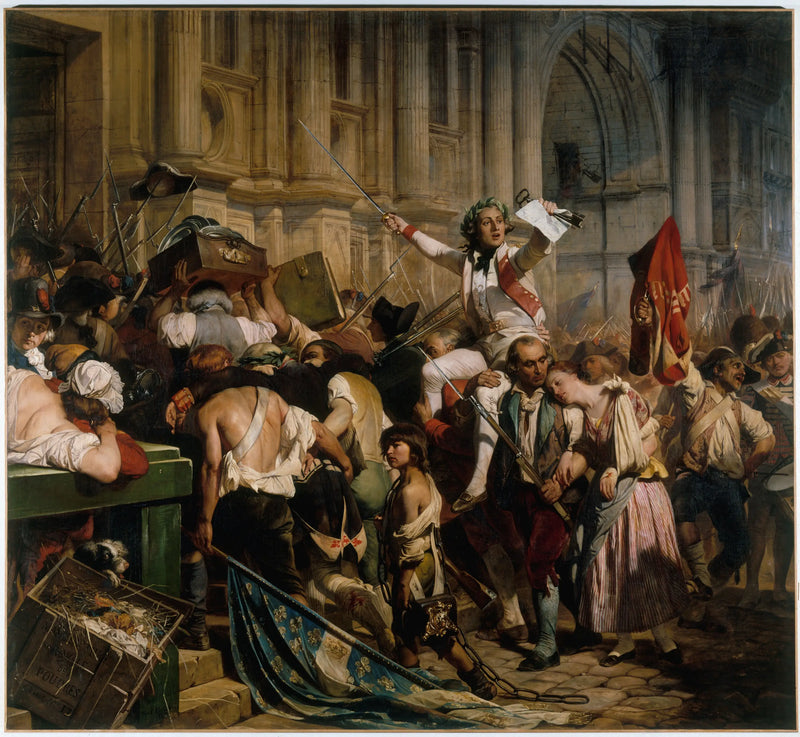 1789年7月14日に市庁舎の前でバスティーユの勝者たち - ポール・ドラロッシュ

Source:
Les Vainqueurs de la Bastille devant l'Hôtel de Ville, le 14 juillet 1789 - Paul Delaroche