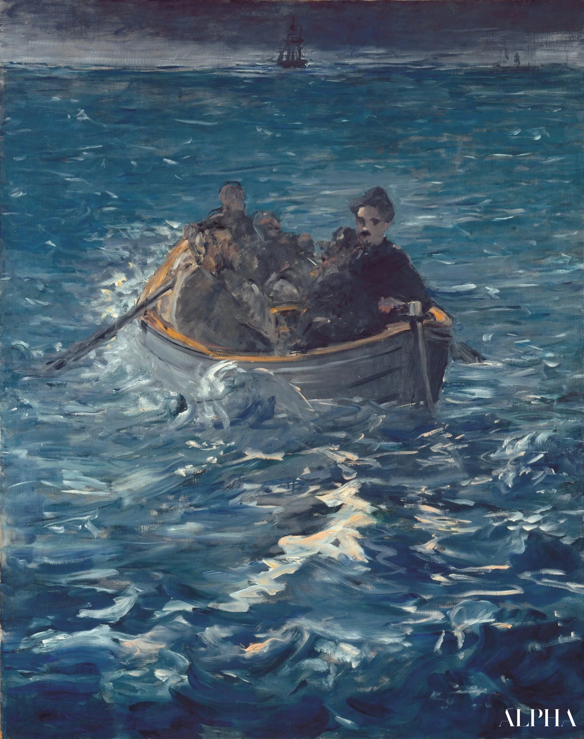 L'Évasion de Rochefort - Edouard Manet - Reproductions de tableaux et peintures haut de gamme