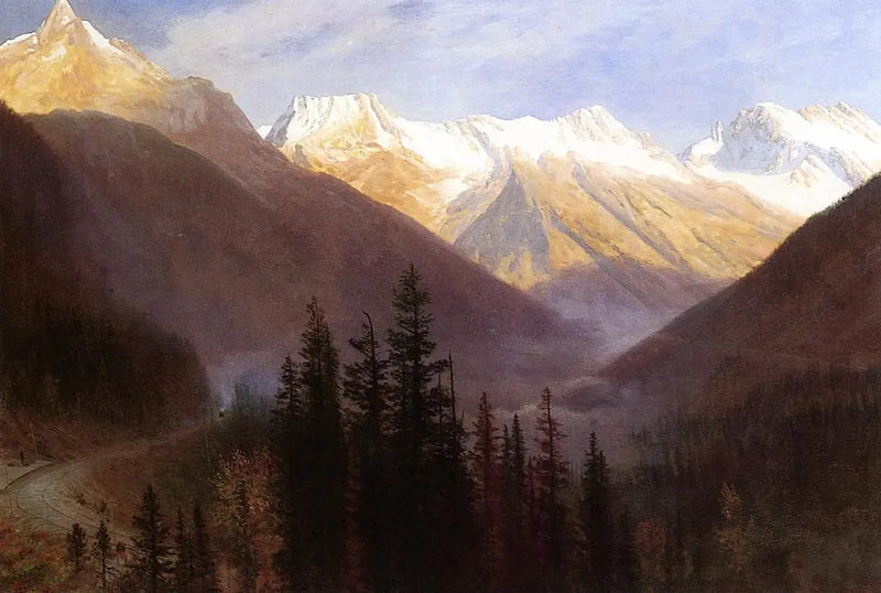 グレイシャー・ステーションの日の出 - アルバート・ビアシュタット

Source:
Lever de soleil à Glacier Station - Albert Bierstadt
