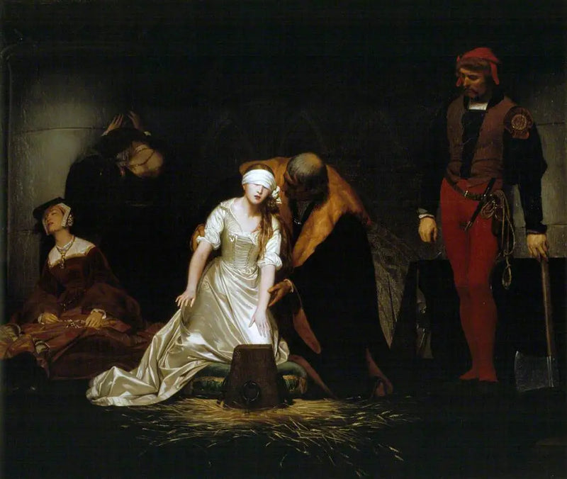 レディ・ジェーン・グレイの処刑 - ポール・デラロッシュ

Source:
L'exécution de Lady Jane Grey - Paul Delaroche