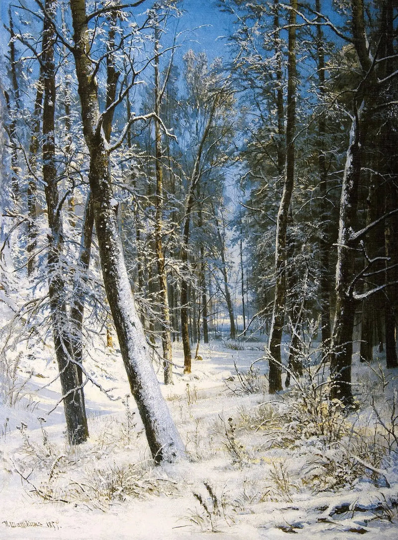 冬の森の中（ジェル） - イワン・チチキン

Source:
L'hiver dans la forêt (Gel) - Ivan Chichkine