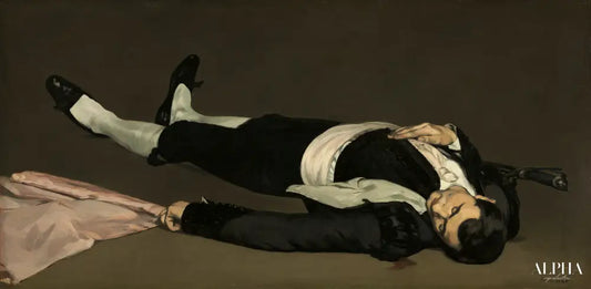 L'Homme mort - Edouard Manet - Reproductions de tableaux et peintures haut de gamme