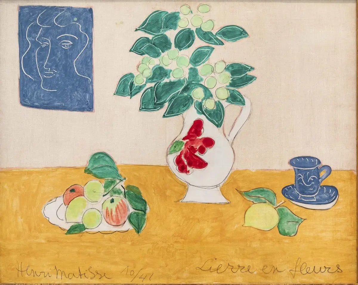 Lierre en fleurs - Henri Matisse image 1 copie peinte à la main à l’huile