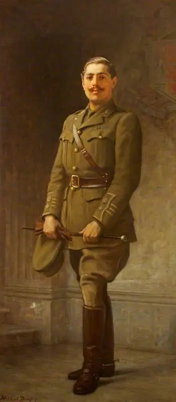 中佐ニニアン・クライントン＝スチュアート（1883年–1915年） - ハーバート・ドレイパー

Source:
Lieutenant-colonel Ninian Crichton-Stewart (1883–1915) - Herbert Draper