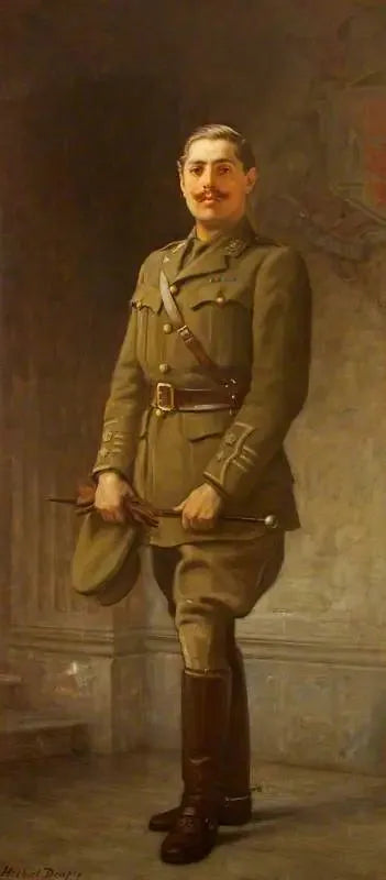 中佐ニニアン・クライントン＝スチュアート（1883年–1915年） - ハーバート・ドレイパー

Source:
Lieutenant-colonel Ninian Crichton-Stewart (1883–1915) - Herbert Draper