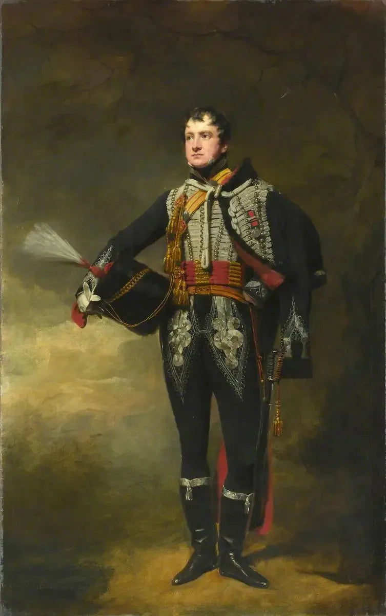ジョン・ジェームズ・ダグラス中尉（後のサー・ジョン・ジェームズ・スコット＝ダグラス、バロネット）（1792–1836）、第15軽騎兵連隊（軽騎兵）、1819年頃 - ヘンリー・レイバーン