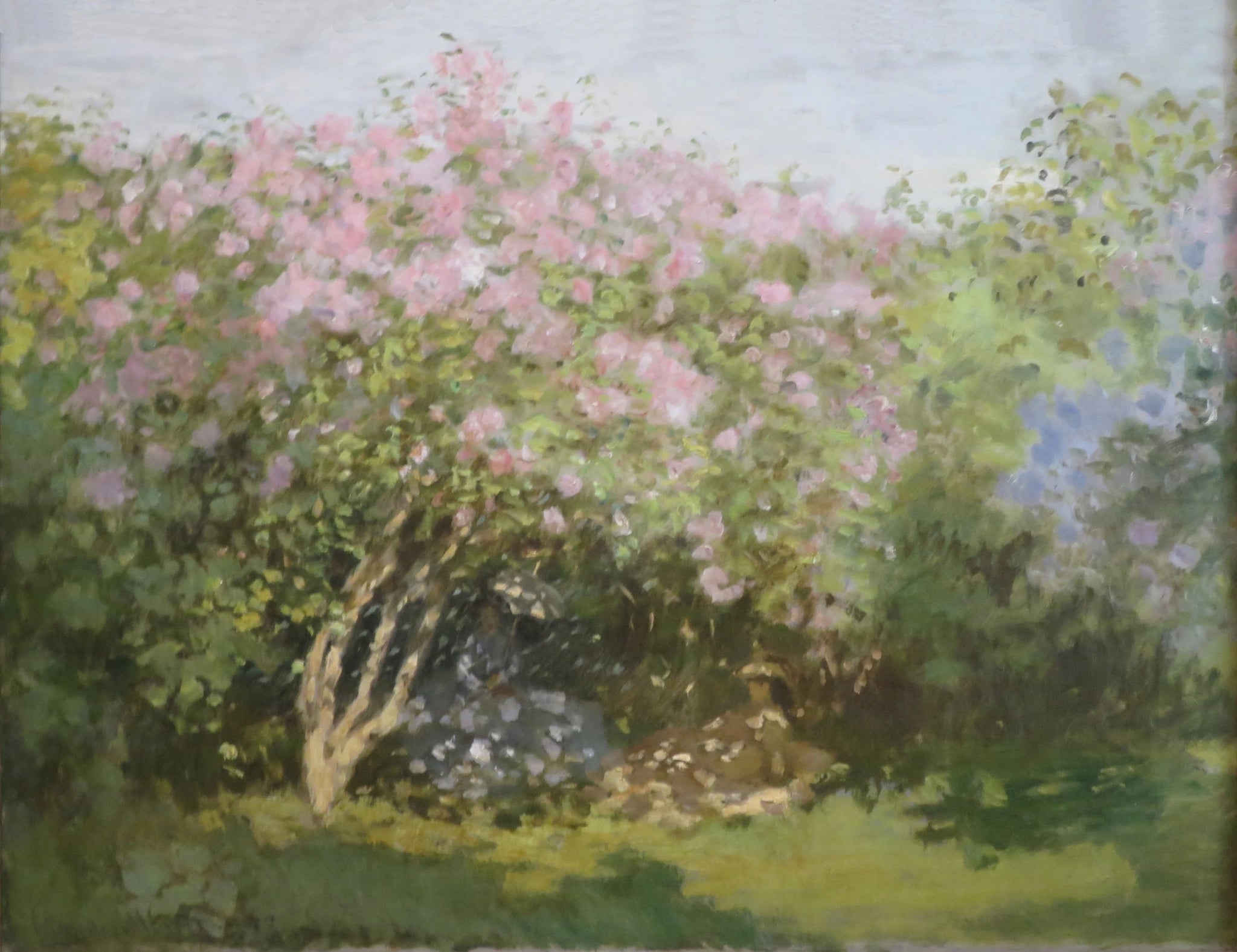 Lilas au soleil W204 par Claude Monet, 1872–1873, musée Pouchkine