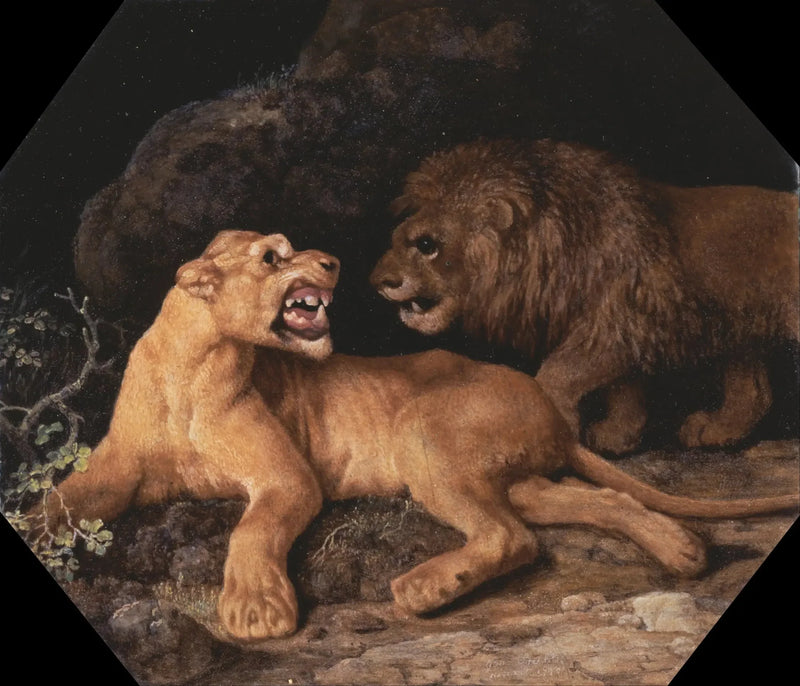 ライオンとライオン - ジョージ・スタッブス

Source:
Lion et Lione - George Stubbs