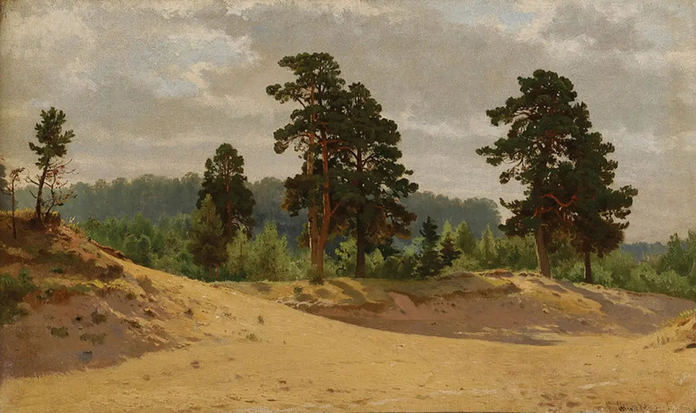 Lisière de la forêt - Ivan Chichkine image 1 copie peinte à la main à l’huile
