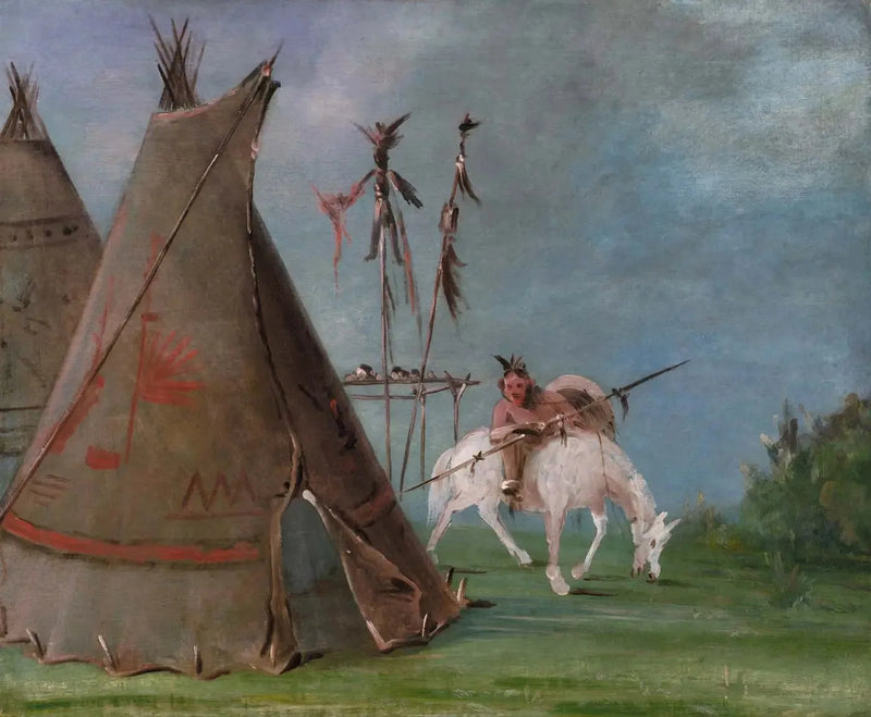 ジョージ・キャトリンによるバッファローレザーのコマンチロッジ

Source:
Loge Comanche des Peaux de Buffle - George Catlin