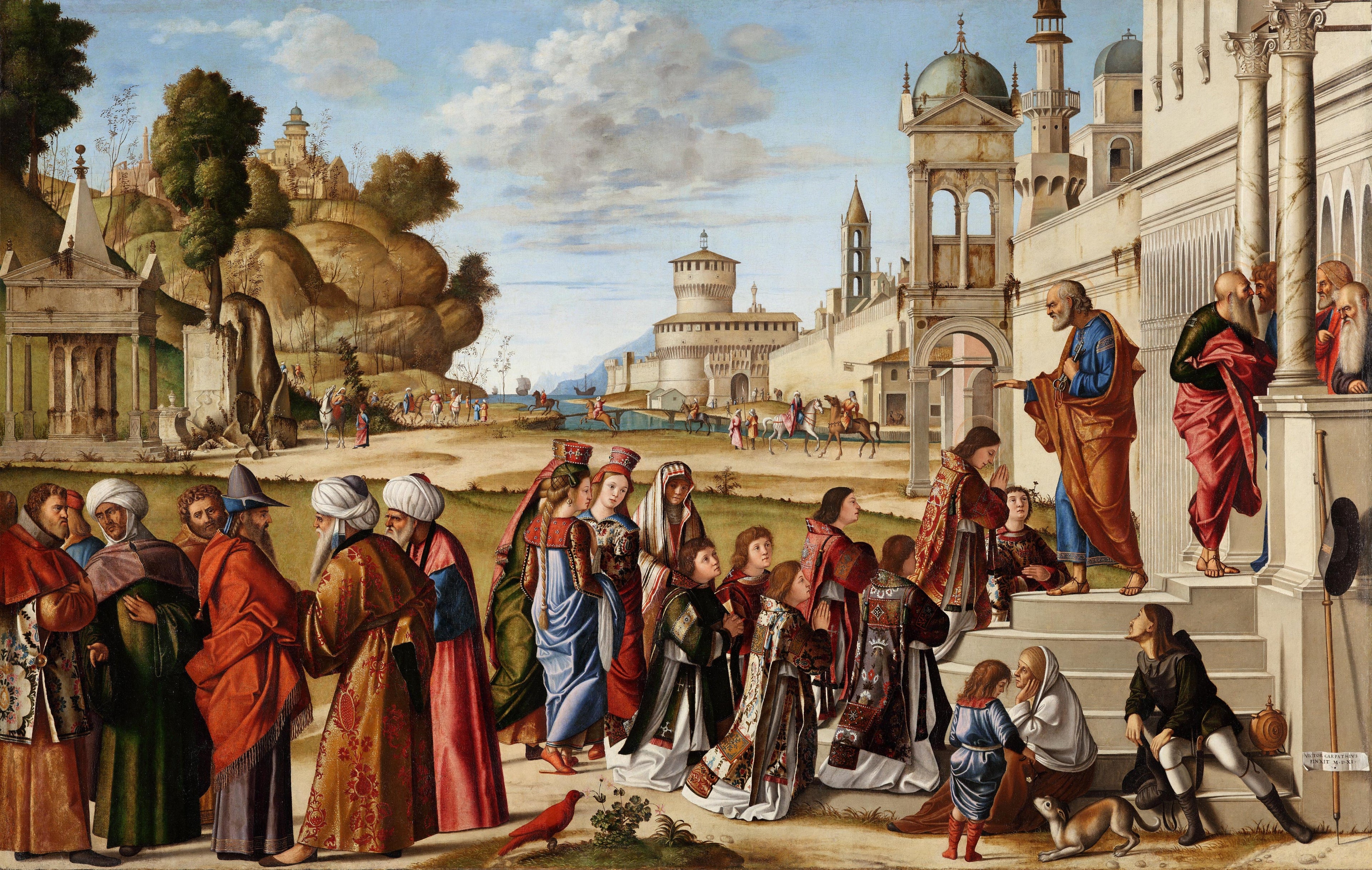 L’ordination de saint Étienne - Vittore Carpaccio - Alpha Reproduction