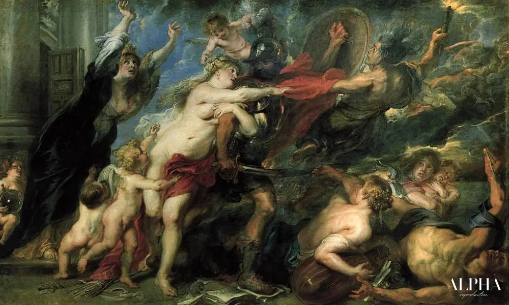 Los horrores de la guerra - Peter Paul Rubens - Reproductions de tableaux et peintures haut de gamme