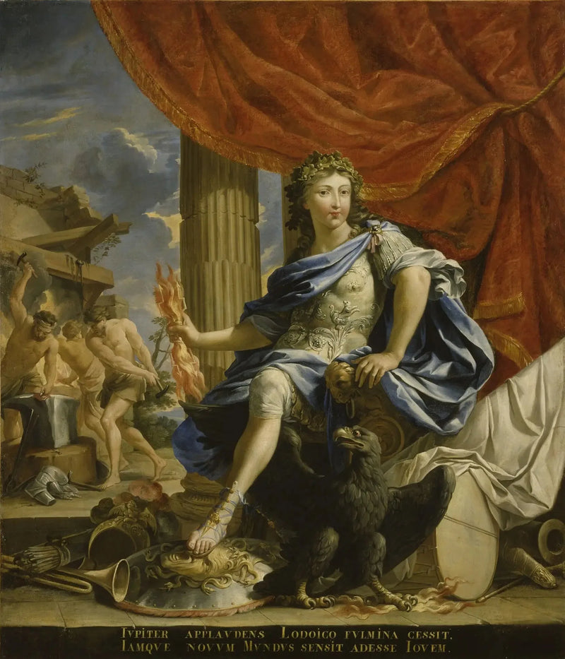 ルイ14世とフロンドの勝利者ジュピター - シャルル・ポエルソン

Source:
Louis XIV et Jupiter vainqueur de la Fronde - Charles Poerson
