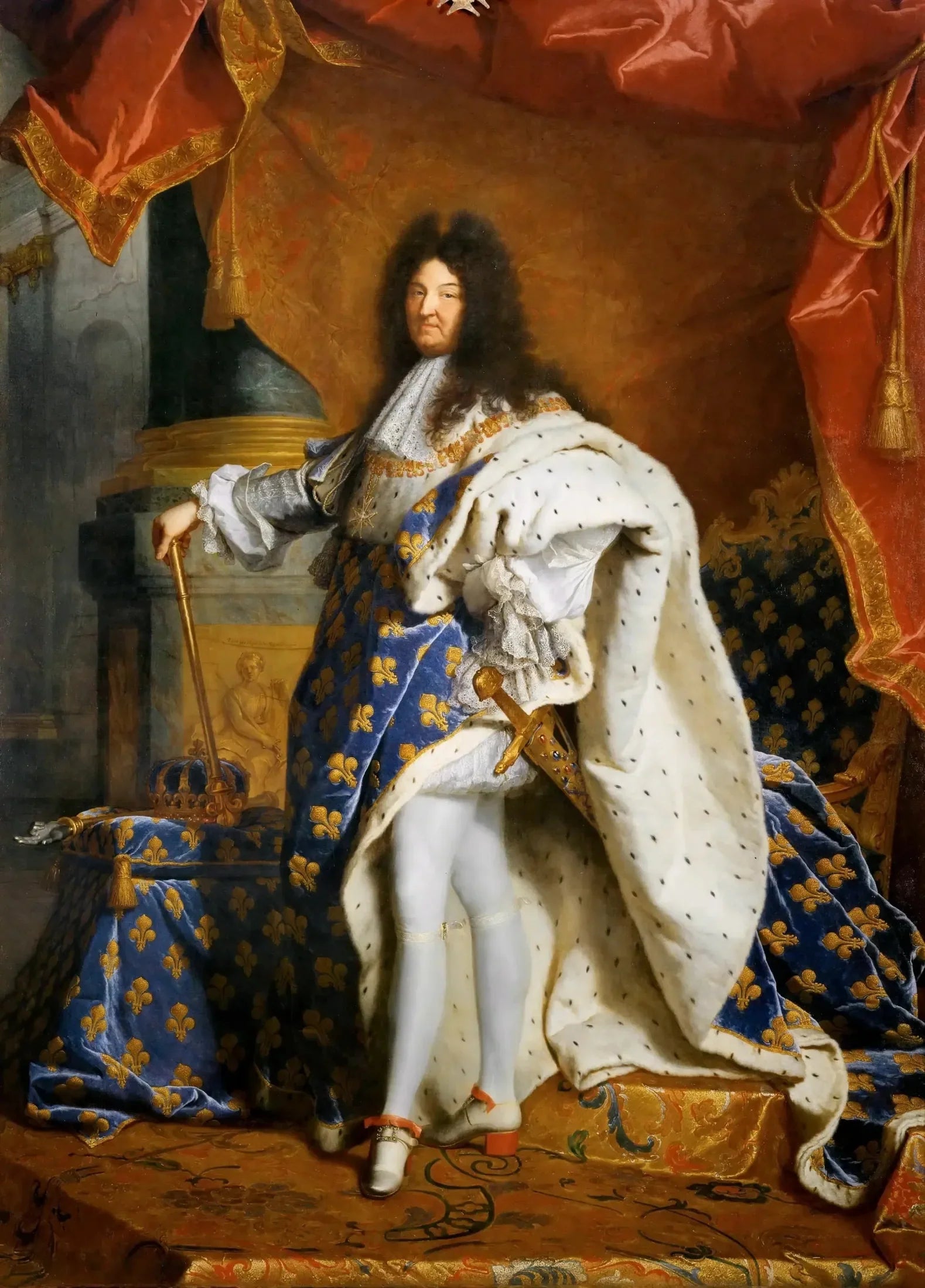 Louis XIV, roi de France - Hyacinthe Rigaud image 1 reproduction de peinture à l’huile