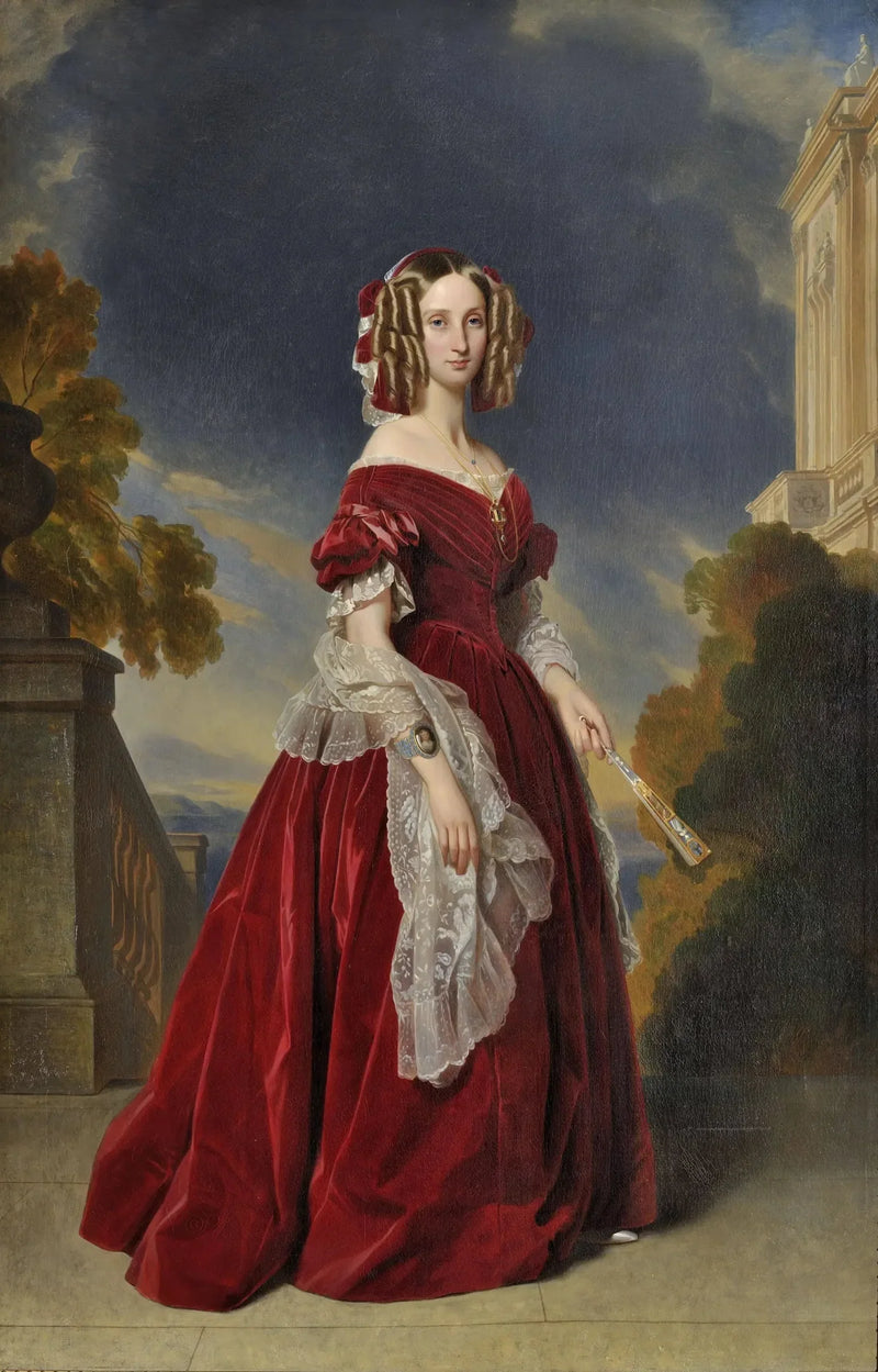 ルイーズ・ドラン、ベルギー女王（1812-1850） - フランツ・ザーヴァー・ウィンターhalter

Source:
Louise d'Orléans, reine des Belges (1812-1850) - Franz Xaver Winterhalter