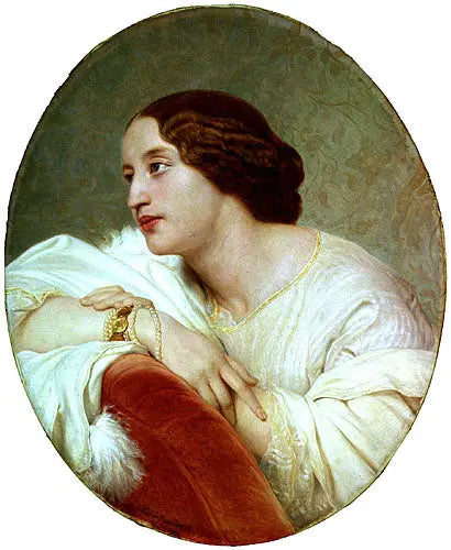 ルドミーユ・コマール、ボーヴォー＝クローン公爵夫人 - ポール・デラロッシュ

Source:
Ludmille Komar, princesse de Beauvau-Craon - Paul Delaroche