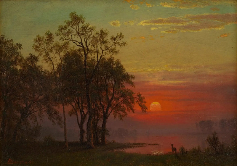 夕暮れの光 - アルバート・ビアスタット

Source:
Lueur du soir - Albert Bierstadt