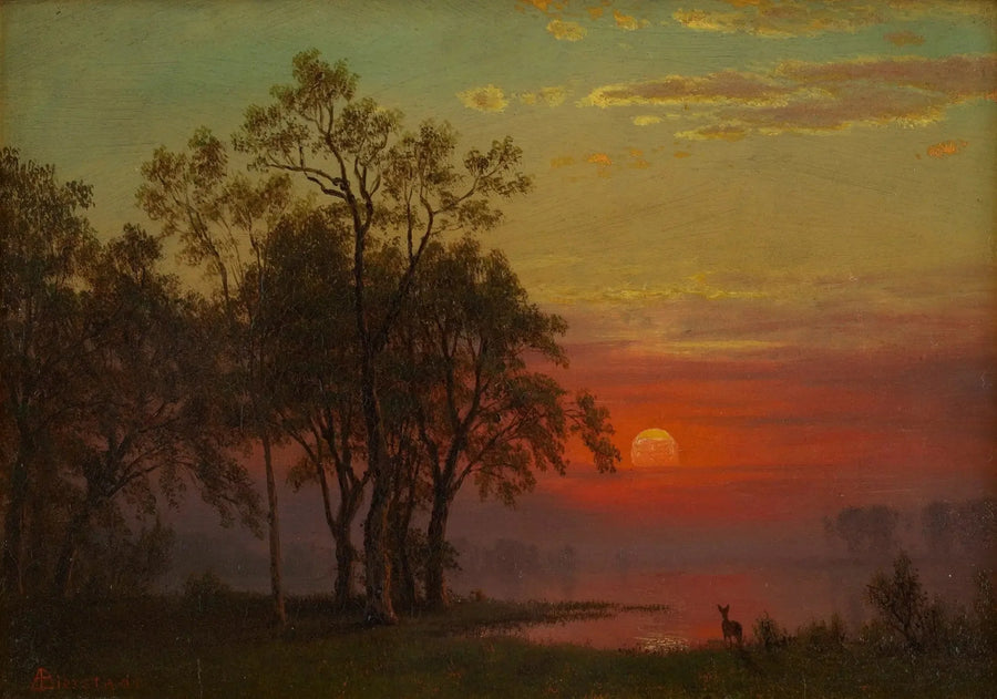 夕暮れの光 - アルバート・ビアスタット

Source:
Lueur du soir - Albert Bierstadt