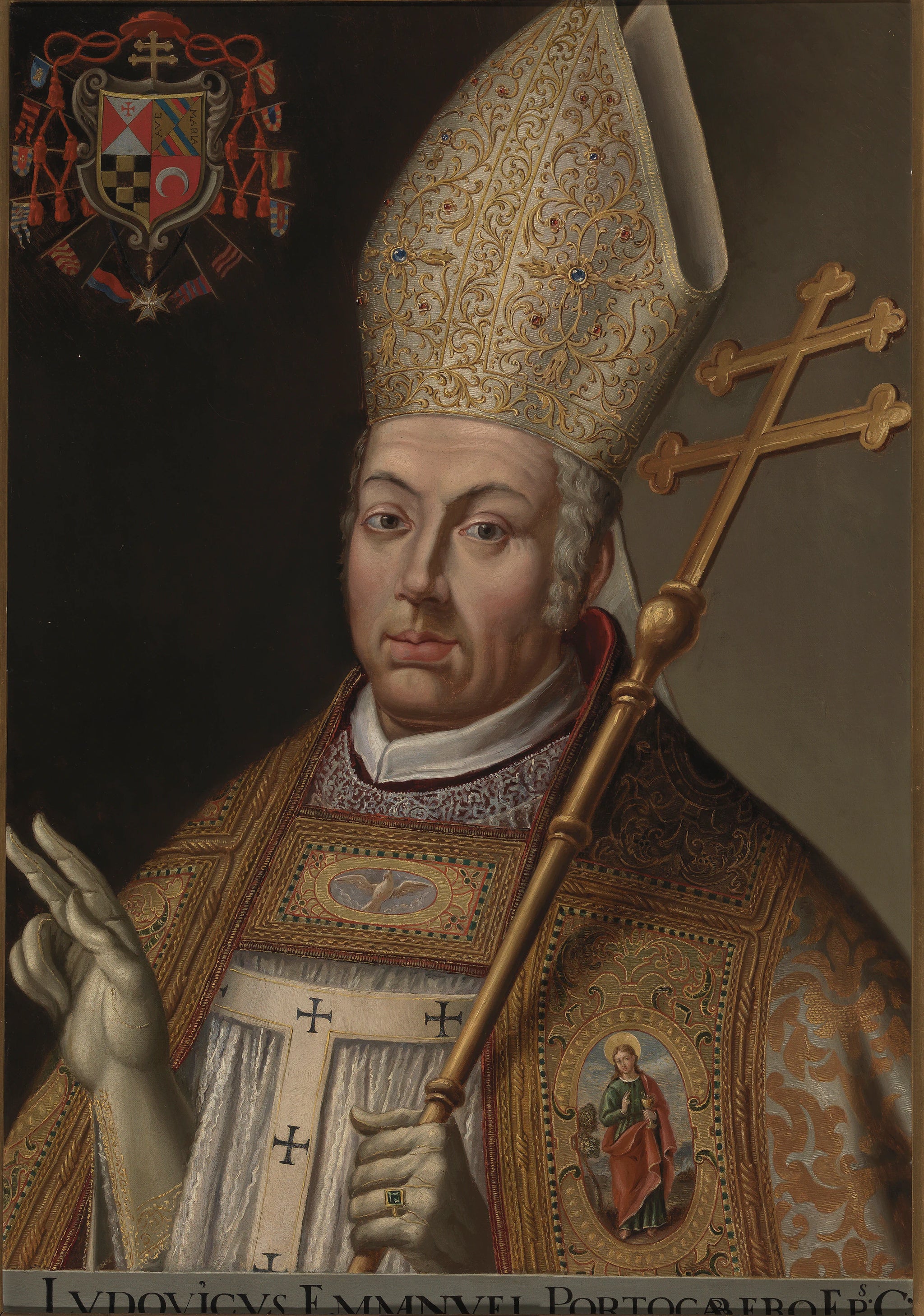 Luis Manuel Portocarrero, archevêque de Tolède (copie) - Matías Moreno