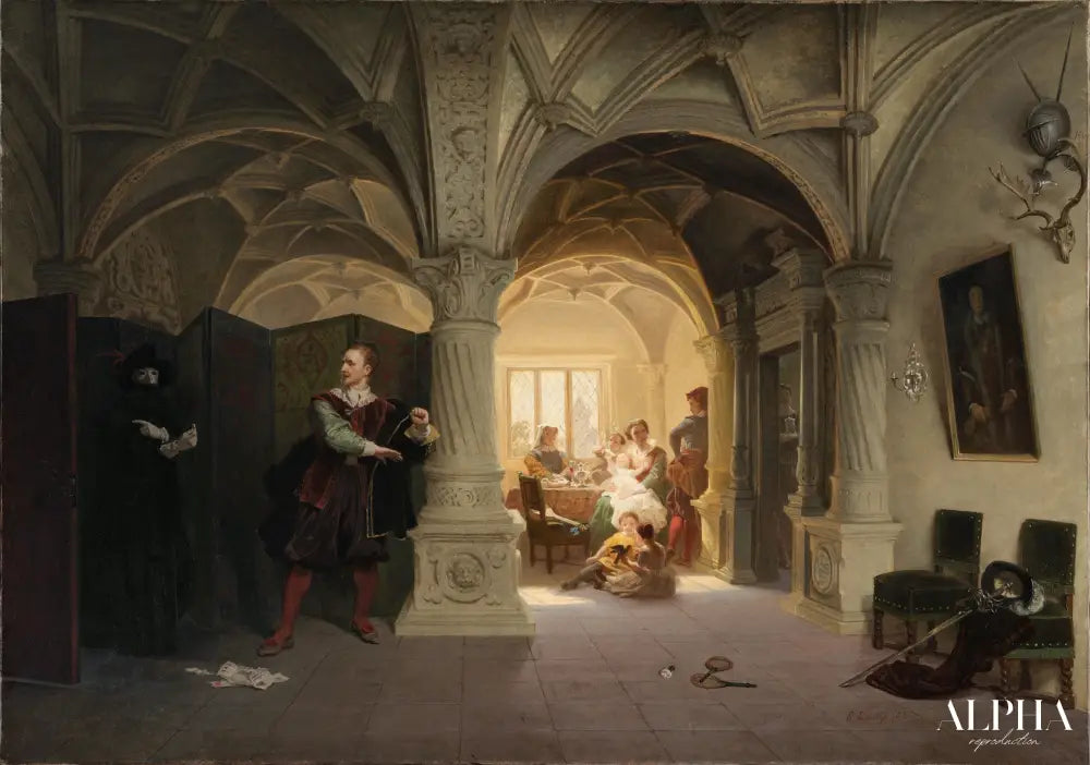 Lumière et ombre - Emanuel Leutze - Reproductions de tableaux et peintures haut de gamme