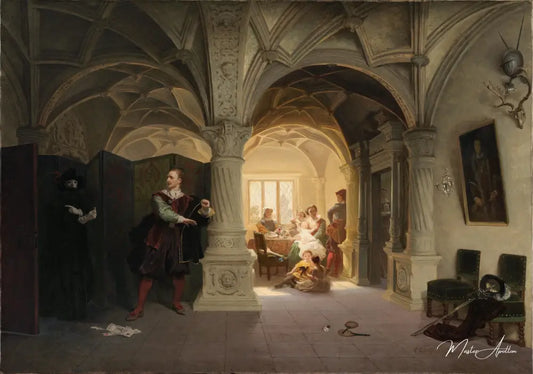 Lumière et ombre - Emanuel Leutze - Reproductions de tableaux et peintures haut de gamme